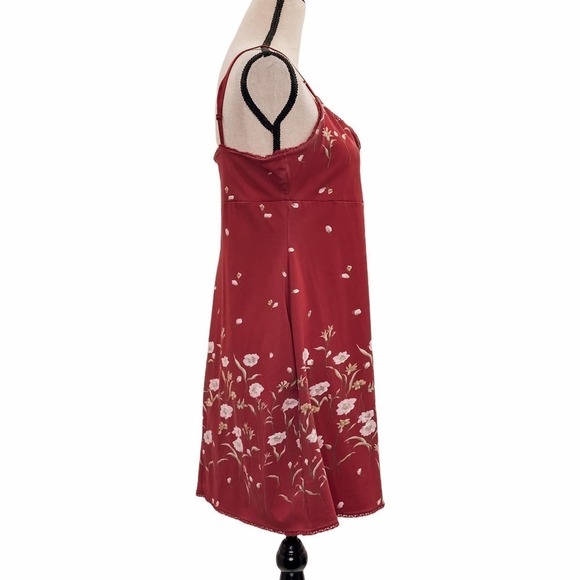 BCBGENERATION Red Floral Mini Sleeveless Dress - Picture 4 of 13